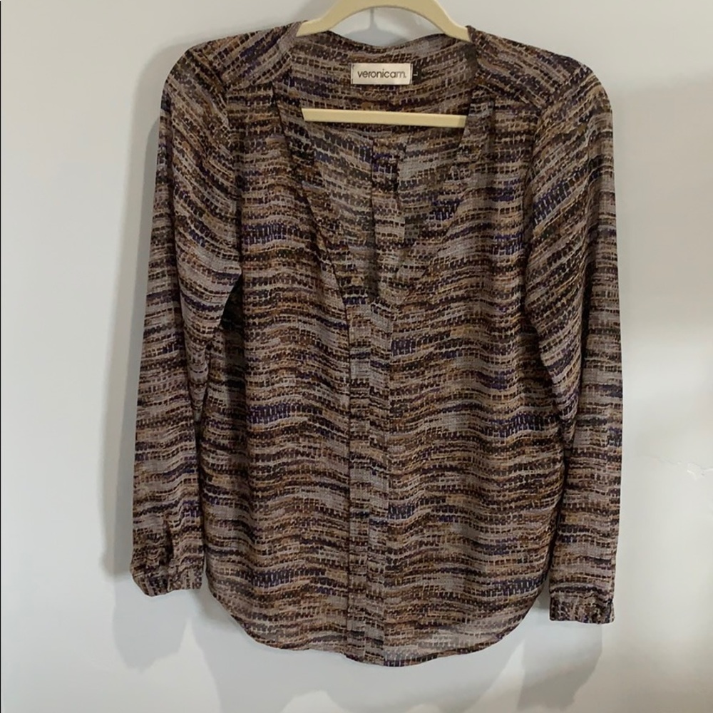 Veronica M Sheer blouse